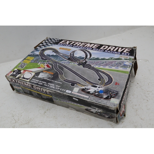 491 - Extreme Drive Road Racing Set and a Childs Plug and play Motobike Console