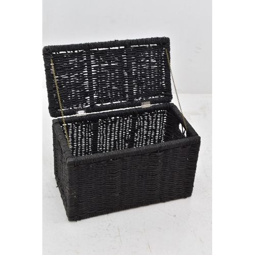 496 - Mid Sized Wicker Storage Box approx 23