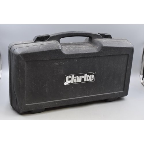 527 - Clarke Tile Cutter Complete with case and tools