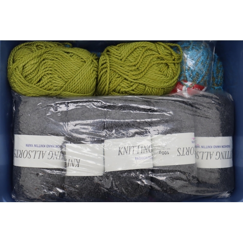 537 - Mixed Lot of Brand New Rolls of Knitting Wool.