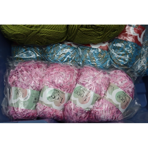 537 - Mixed Lot of Brand New Rolls of Knitting Wool.