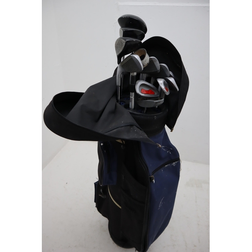 488 - Griplock Golf Bag with a Collection of Regal Golf Clubs