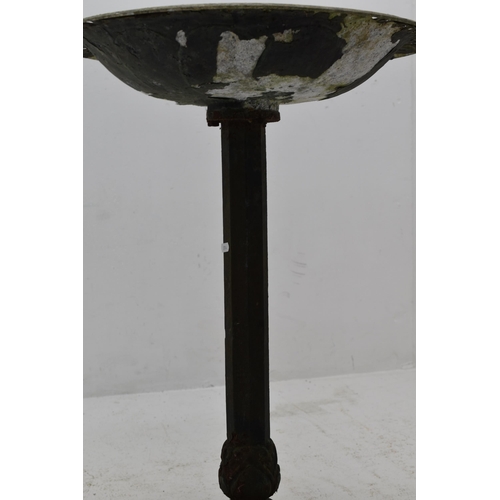 544 - A Cast Iron Bird Bath, Approx 28.5