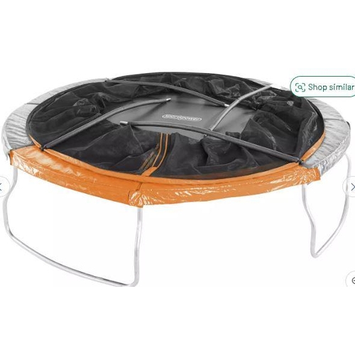 547 - Brand New Boxed 8ft Quad Lok Trampoline Seems to be Just the Complete Base with no Enclosure. Stock ... 