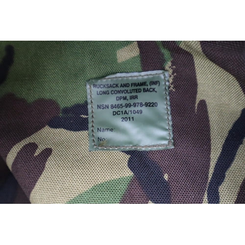 633 - Army Issue Camouflage Rucksack