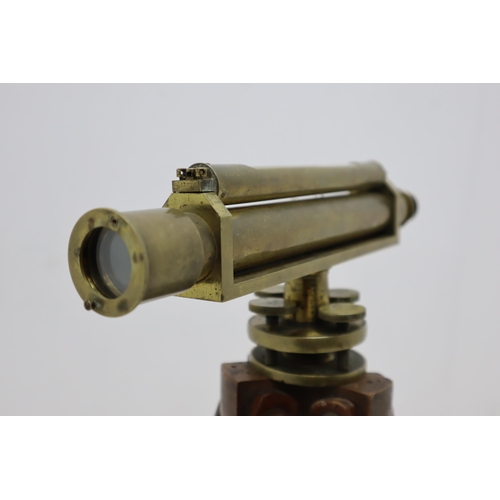 176 - Adams & Co. Makers. 19 Century Brass Theodolite Surveyor Approx 60