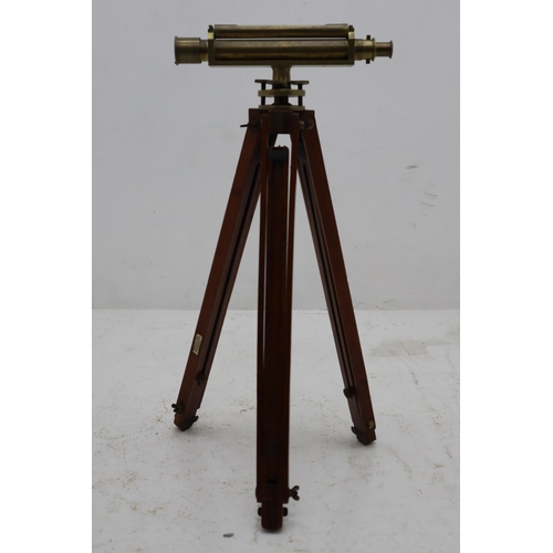 176 - Adams & Co. Makers. 19 Century Brass Theodolite Surveyor Approx 60