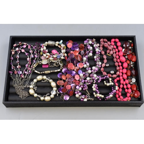 26 - A Selection of Vintage Designer Beaded Jewellery.