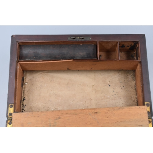 189 - Antique Mahogany Writing Slope (a/f)