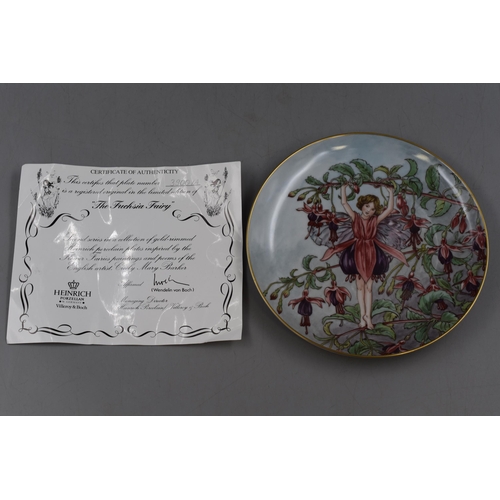 206 - A Selection of Four Villeroy&Boch Flower Fairies Collection Collectors Plates With Certificates.