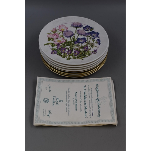 207 - A Selection of Eight Collector's Plates. Includes Four Royal Doulton 'Nature's Own Beauties' Plates ... 