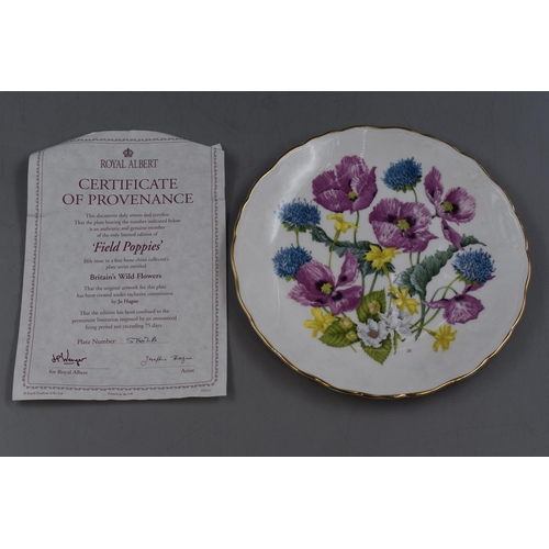 209 - A Selection of Seven Collectors Plates. Includes Five Royal Albert 'Britain's Wild Flowers' Collecti... 