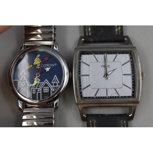 58 - Selection of 4 vintage watches including Citron, Timex, Next and More