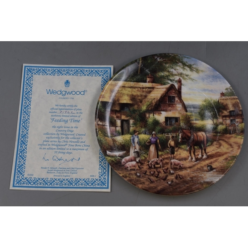 211 - A Selection of Twelve Limited Edition Wedgwood 'Country Days' Collectors Plates With Certificates. E... 