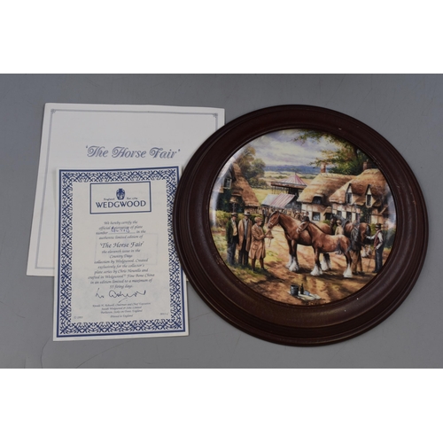 211 - A Selection of Twelve Limited Edition Wedgwood 'Country Days' Collectors Plates With Certificates. E... 