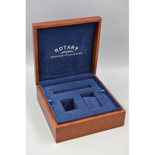 59 - Rotary of Switzerland Wood Cased display Box (9