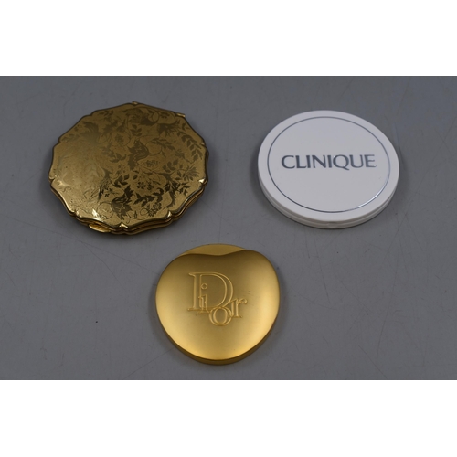 63 - Selection of Compacts and Mirrors including Stratton, Clinique, past times and More