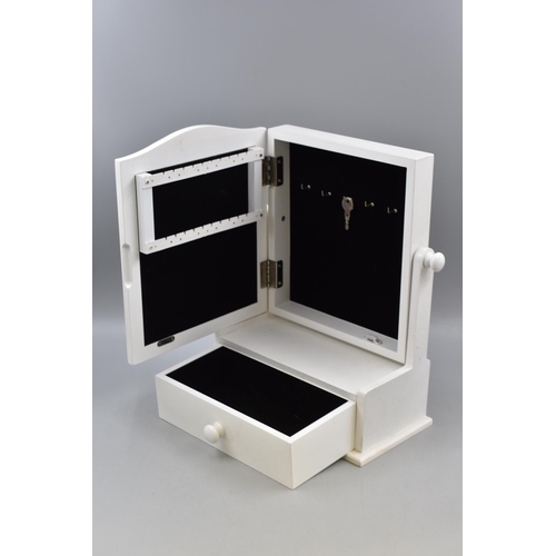 235 - Dressing Table Vanity Mirror With Drawer