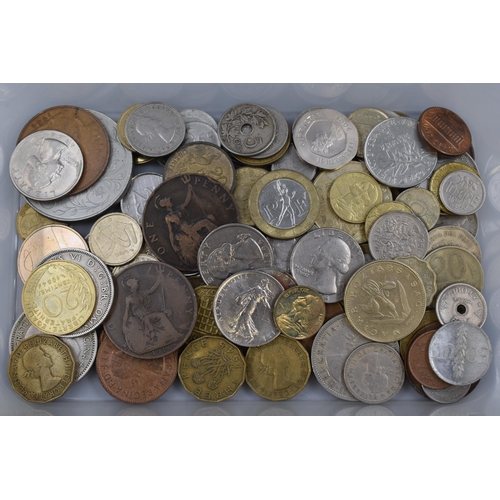 95 - A Selection of Mixed Worldwide Coins.