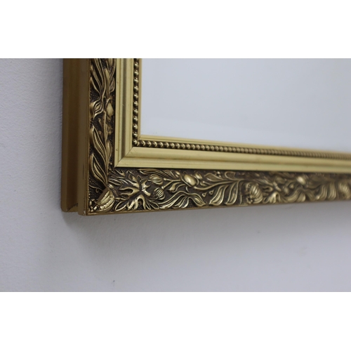 256 - Decorative Wood Gilt Framed Mirror approx 34