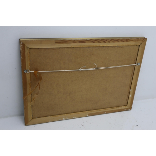 256 - Decorative Wood Gilt Framed Mirror approx 34