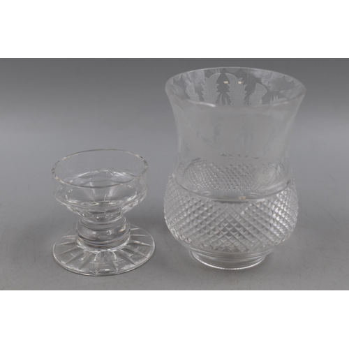 143 - A Selection of Glassware, includes Four Pieces of Edinburgh Crystal and Cut Glass Decanter.