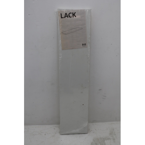 529 - Collection of Four Sealed Floating Shelves to Include 'Lack' from Ikea, in White, 110 cm x 26 cm and... 