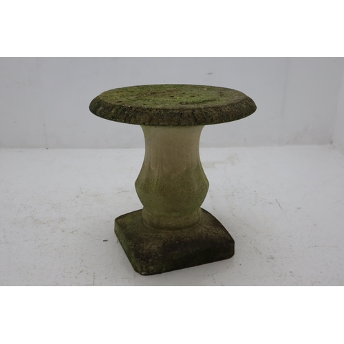 531 - Concrete Garden Seat / Table Approx 18 Inches in Diameter and 18 Inches Tall