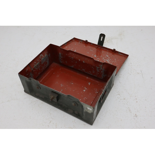 566 - Heavy Metal Military Style Lock Box (21