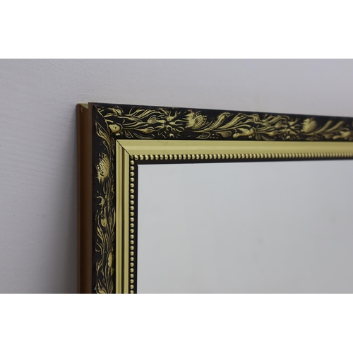 569 - Decorative Wooden Gilt Framed Mirror approx 34