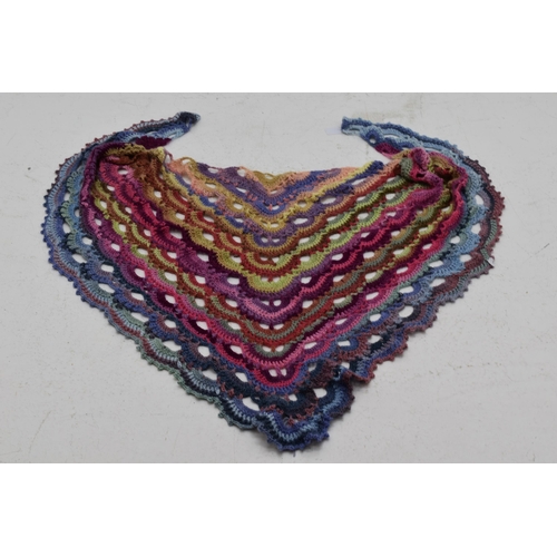 572 - Two handmade Crochet Shawls