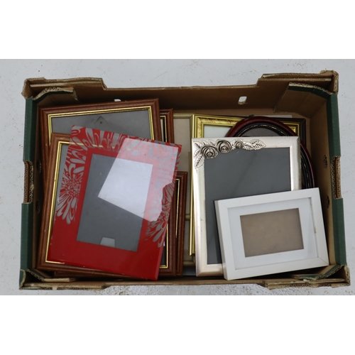 592 - A Box Containing a Large Selection of Photo Frames.