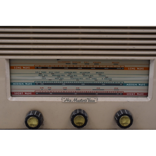 201 - Vintage HMV Valve Radio