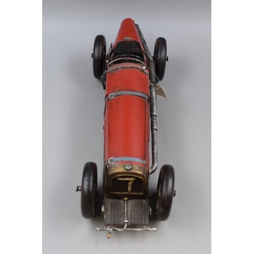 204 - A Tin Model of a Vintage Fiat Racing Car, Approx 15