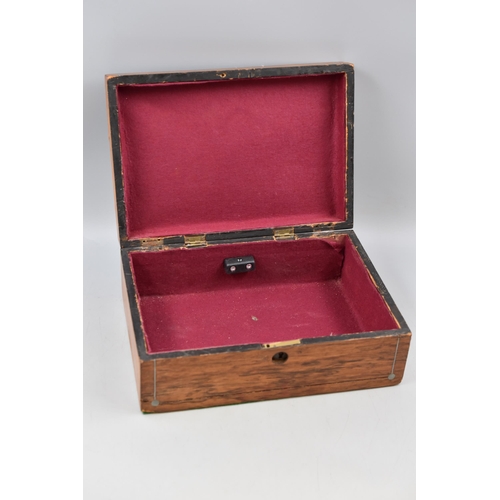 210 - Two Inlaid Wooden Storage Boxes, Largest Approx 8