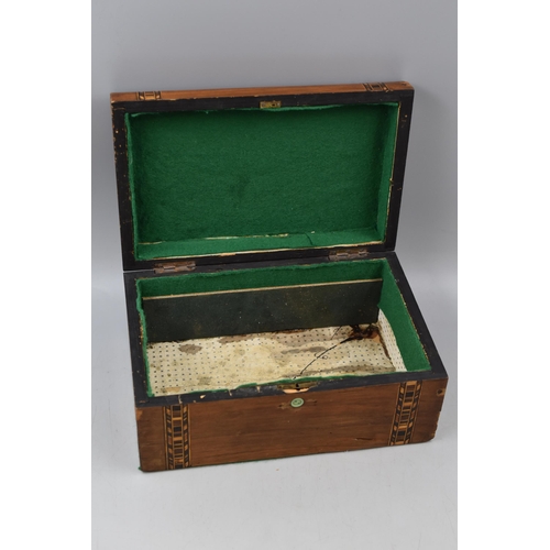 210 - Two Inlaid Wooden Storage Boxes, Largest Approx 8