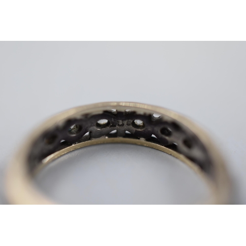 8 - Gold 9ct Eternity Ring (Size K) Complete with Presentation Box