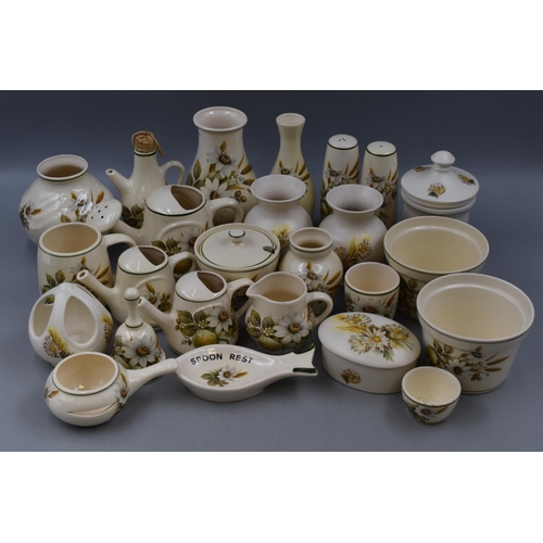 221 - Large Selection of Purbeck and Brixham Pottery including Vases, Condiment set, Spoon Rest and More (... 