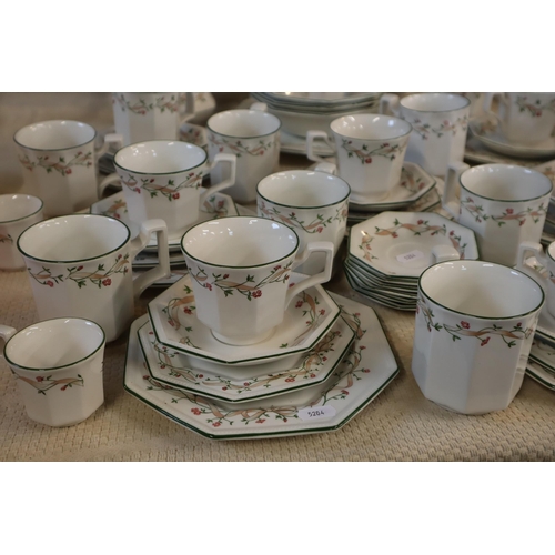 223 - Approx 55 Pieces of Johnson Bros Eternal Beau including Coffee pot, Teapot, Cups, Saucers and Side P... 