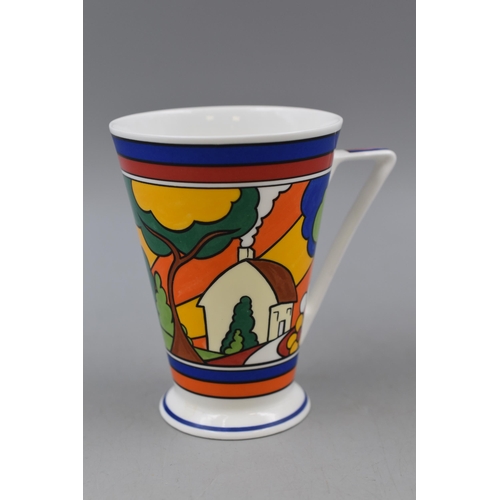 227 - A Selection of Nine Art Deco Style Ceramic Mugs, Includes Churchill, Staffordshire Bauhaus, And Wren... 