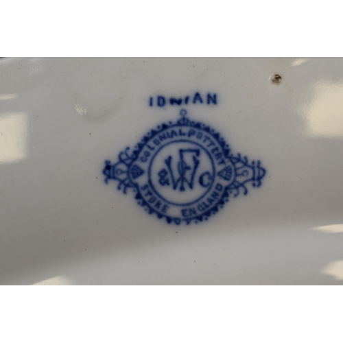 232 - A Selection of Four Ceramic Platters, To Include Royal Copenhagen Blue Fluted Platter (Pre 1900).