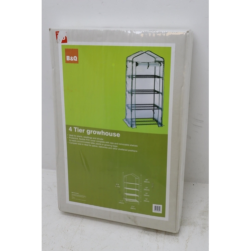 238 - A Four Tier B&Q Growhouse, In Sealed Box