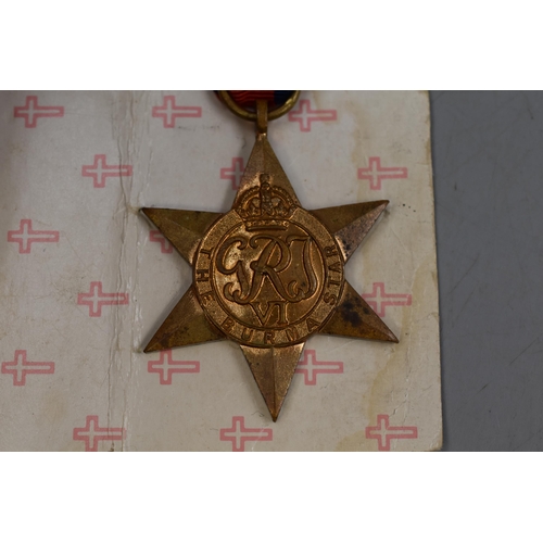 36 - A Burma Star Medal, With Ribbon