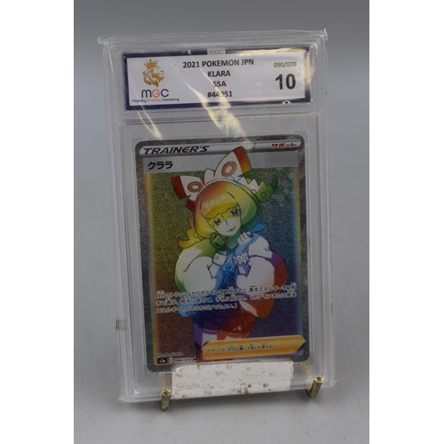 56 - Pokémon Card Graded 10 Holo Rare Rainbow Unlimited “2021 Pokémon JPN Klara S5A &... 