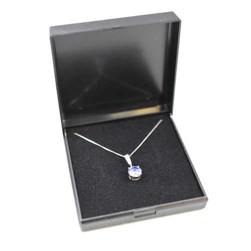 58 - Silver 925 Pendant and necklace set complete with Presentation Box