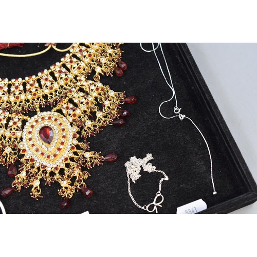 65 - Selection of jewellery including Indian necklace, Earrings, Bracelets and More