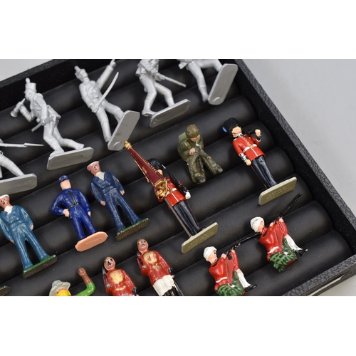 75 - Selection of Vintage Die-Cast Military Figures including Britains