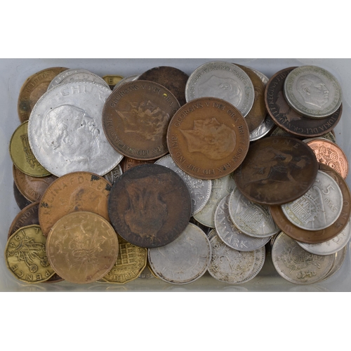 114 - A Selection of Unsorted Worldwide Coinage.