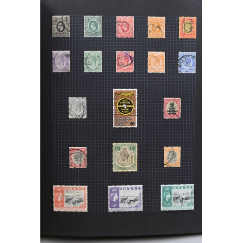 311 - Album containing selection of Great Britain Commonwealth Stamps including Victoria, Edward VII, Geor... 