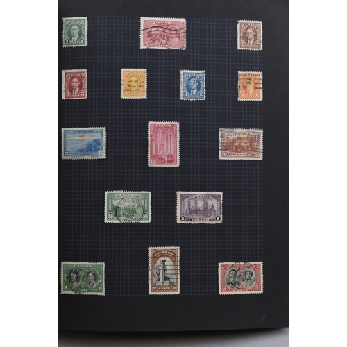 311 - Album containing selection of Great Britain Commonwealth Stamps including Victoria, Edward VII, Geor... 